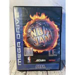 NBA Jam‎ Tournament Mega Drive Retro Game Edition Original Case And Game Works